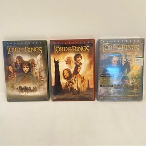 Lord Of The Rings Fellowship Of The Ring/ The Two Towers/ The Return Of The King
